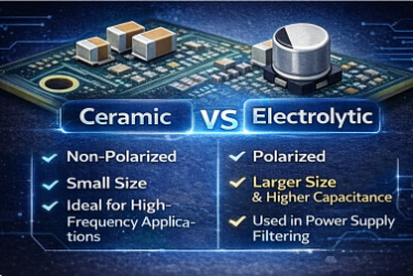 What Is the Difference Between Ceramic and Electrolytic SMD Capacitors?